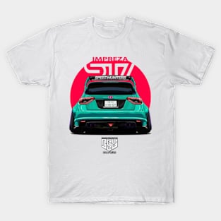 Speedhunters - (AQUA) Impreza WRX STI T-Shirt